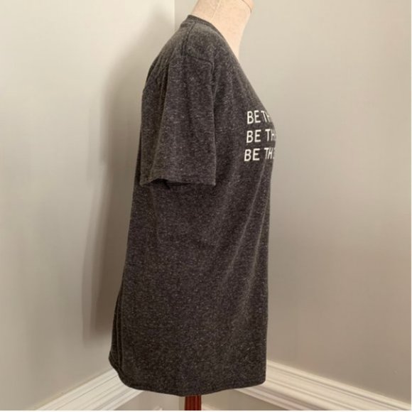 Delta Ringspun Be the Difference Graphic Tee Gray Size Large - Picture 3 of 7